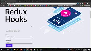News App With React Redux Hooks screenshot 1