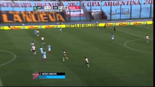 De Sarulyte. Arsenal 1 - Unión 1. Fecha 13. Primera División 2015. Fpt.