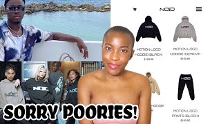 DENZEL DION CLOTHING LINE NOID LOGO CAPSULE REVIEW