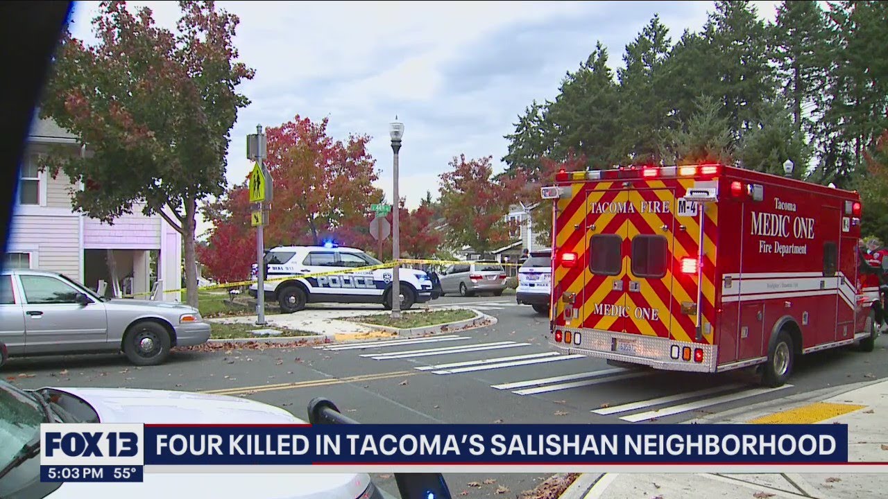 Neighbors reeling after 4 gunned down in Tacoma’s Salishan neighborhood