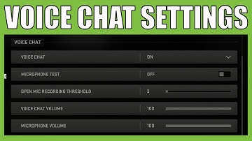 How Change Voice Chat Setting Call Of Duty Modern Warfare 2 - Enable or Disable Voice Chat MW2