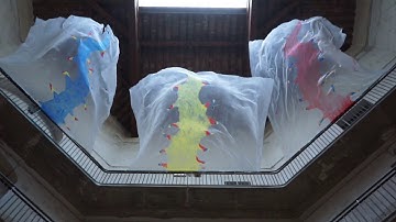 WOVEN TEARS - Site specific installation for MURATE PAC - April 2019