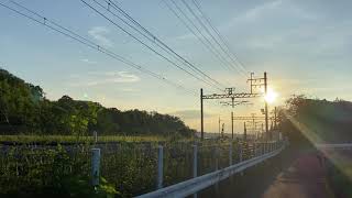 神戸電鉄1100系1105F 普通鈴蘭台行 木津駅～木幡駅間