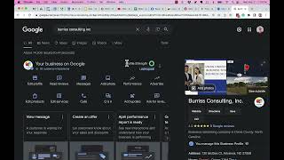 Information Google Business Profile Strength with no scale to relate to News