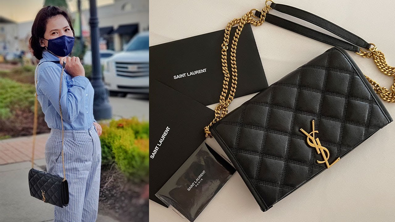 My Mom Unboxes Her YSL Handbag 