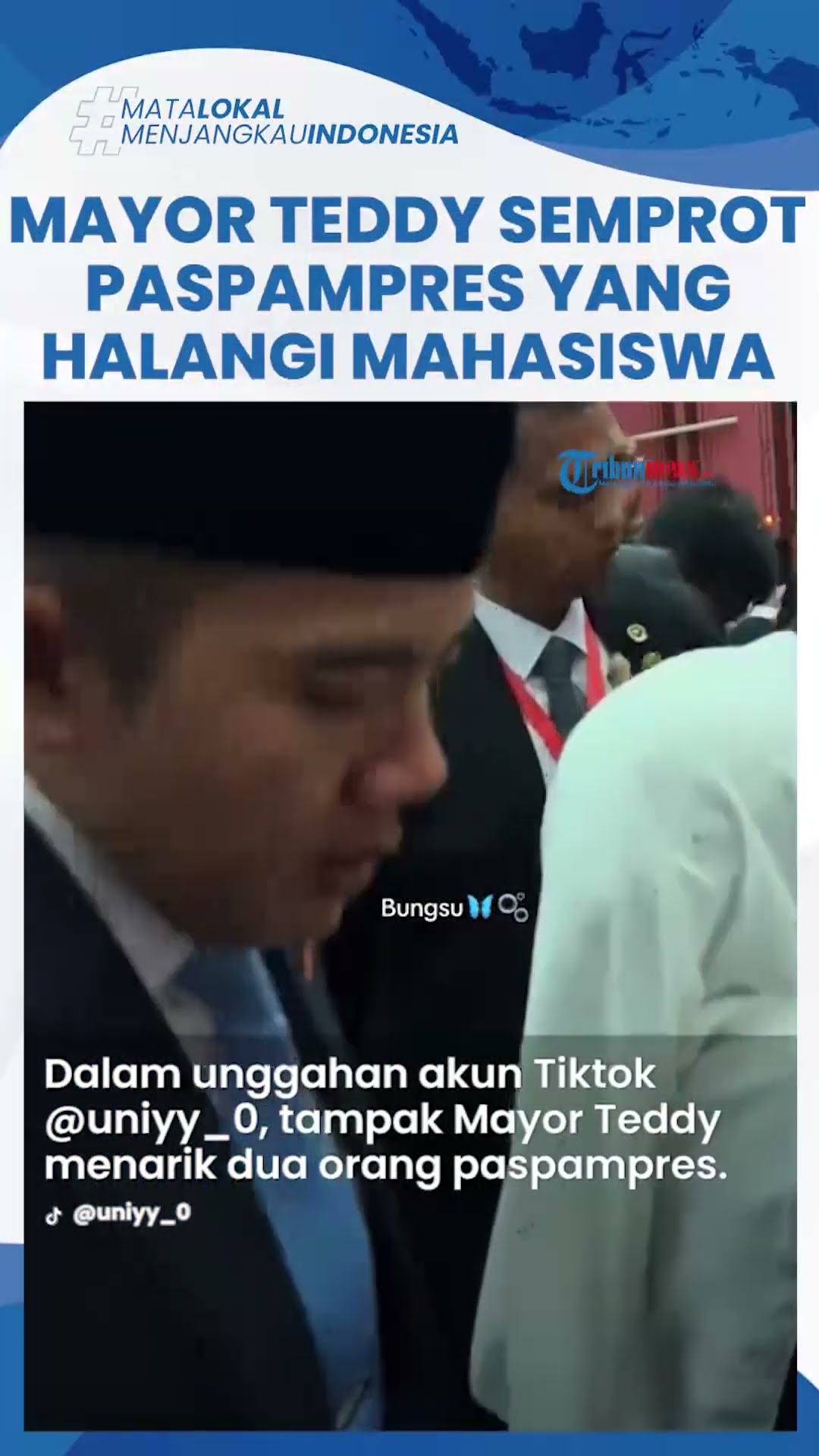 Dipuji \u0026 Dikritik, Aksi Mayor Teddy Usir Paspampres Halangi Mahasiswa Dekati Prabowo: Biarin Aja