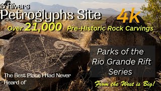 New Mexico Road Trip 3 Rivers Petroglyph Site pt2 Parks of the Rio Grande Rift21,000 rock carvings