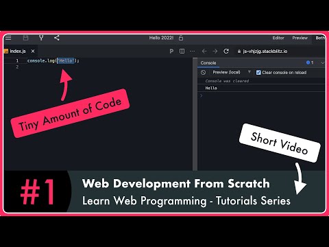 First Line of Code (WebDev Basics #1)