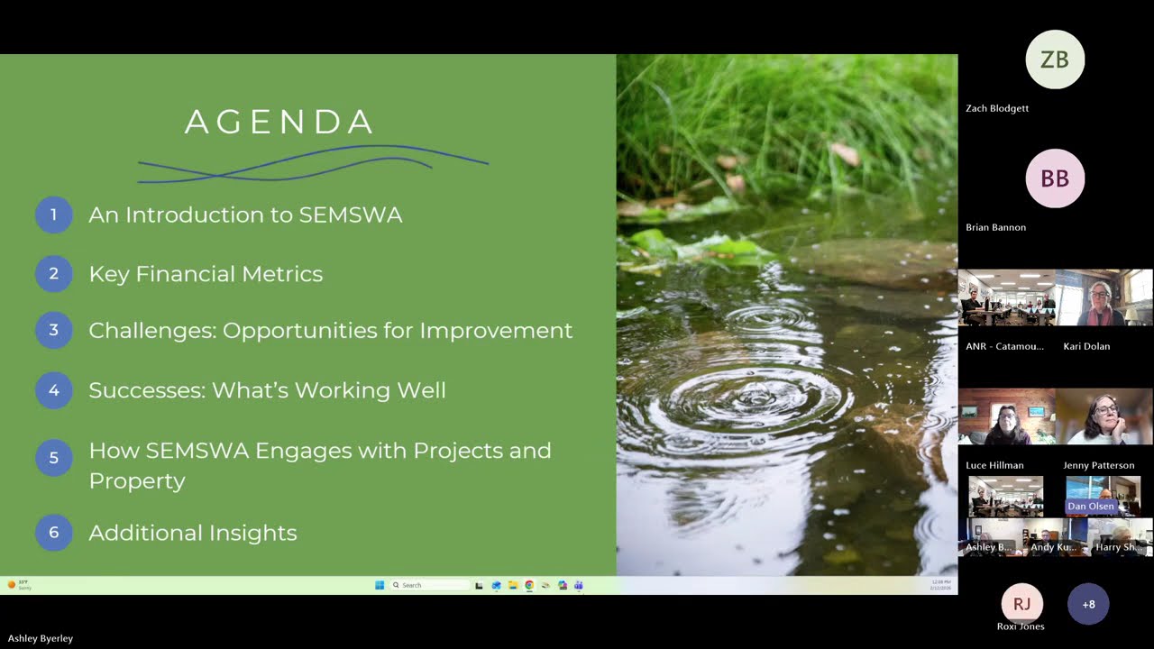 February 12, 2026 Regional Stormwater Utility Study Committee