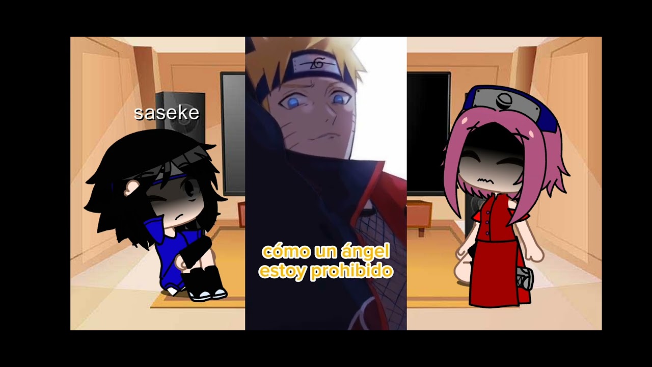 los amigos de Naruto reaccionan a Naruto villano