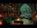 You Study All Night in a Cozy Gothic Library❄️Relaxing Piano & Violin |Dark Academia Winter Playlist