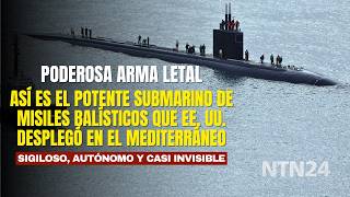 Las poderosas capacidades militares del submarino que EEUU desplegó en el estrecho de Gibraltar