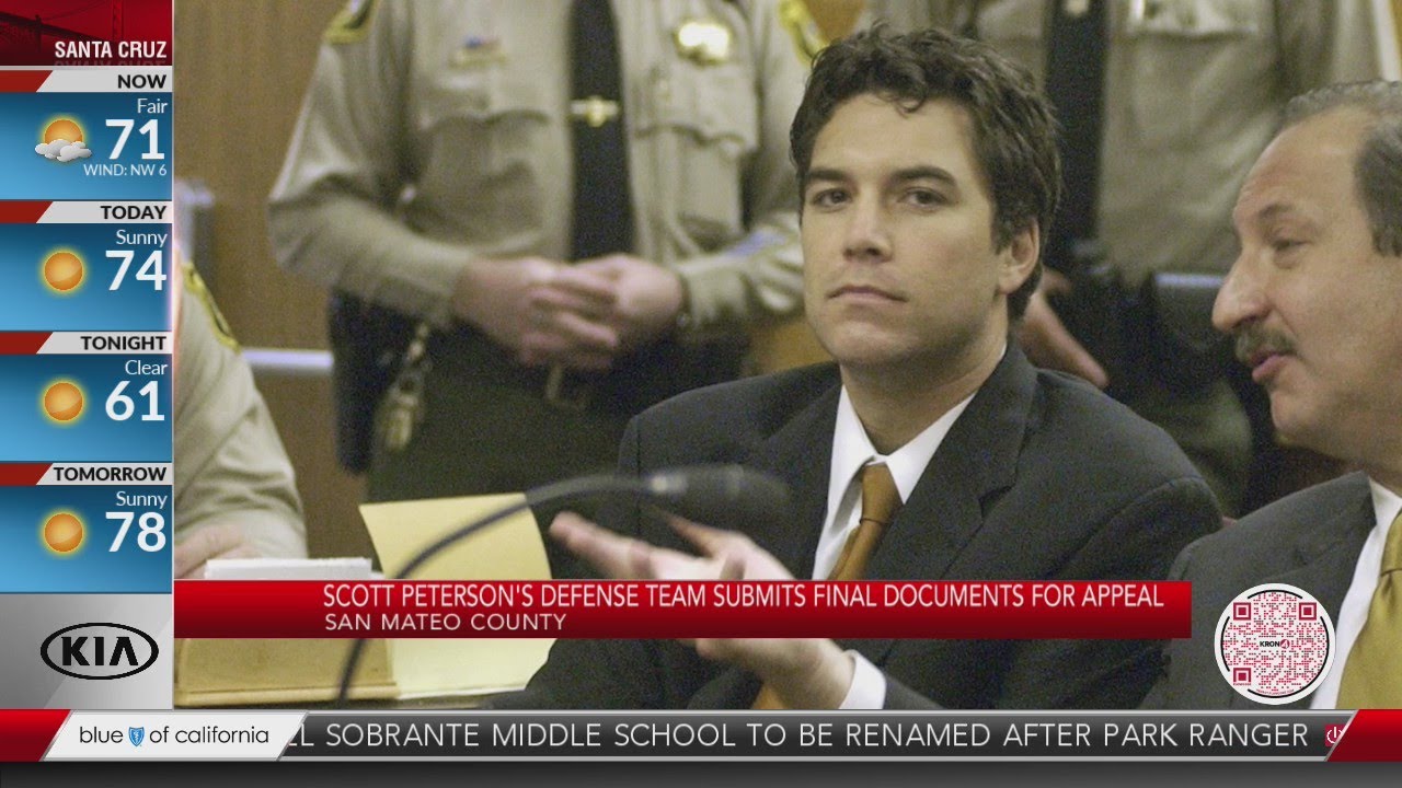 Scott Peterson defense team submits final documents for appeal