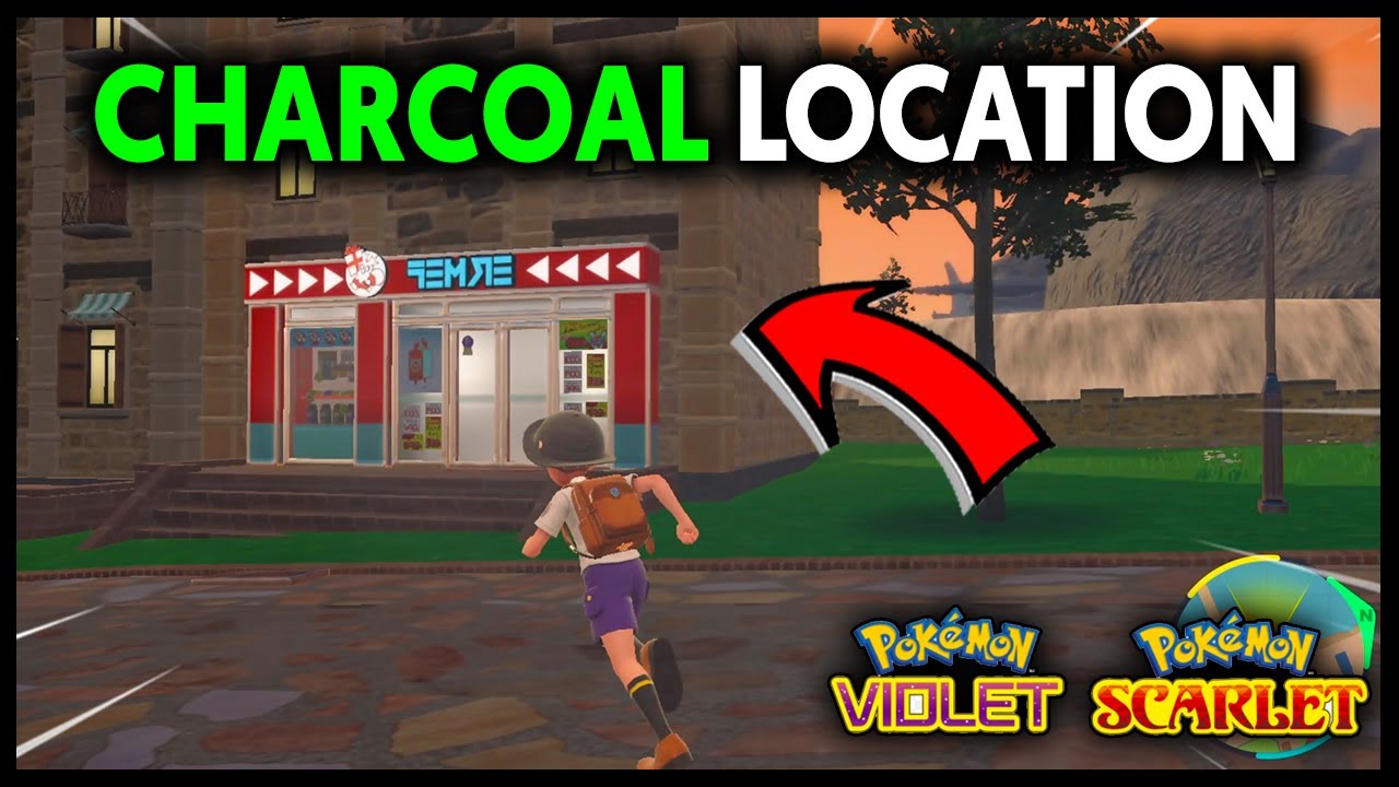 WHERE TO FIND THE CHARCOAL ON POKEMON SCARLET AND VIOLET YouTube