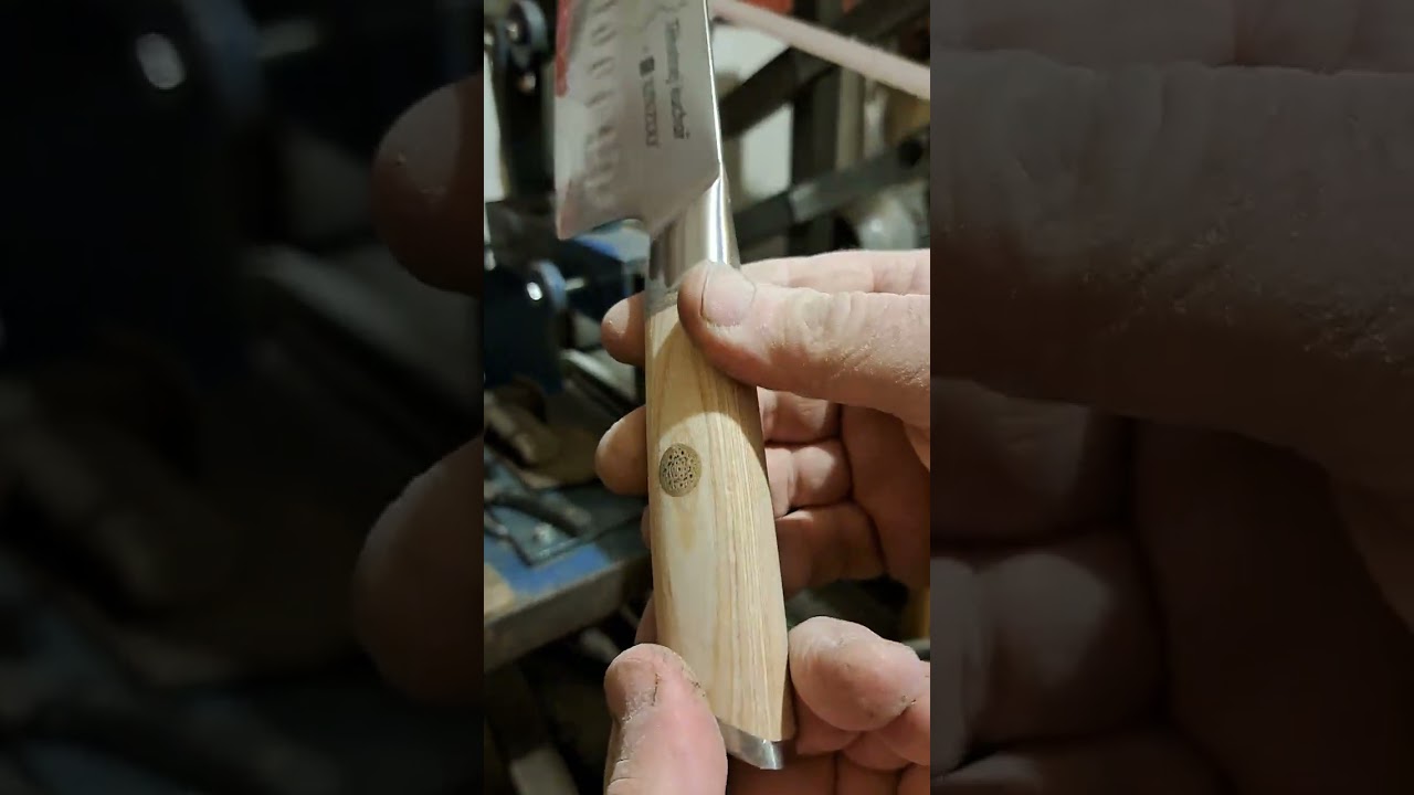 Tuning rukojeti nože serie Těhotnej kuchař.