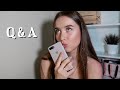 Q&amp;A♡Страх камеры и безответная любовь