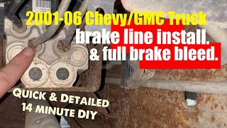 2001-06 Silverado/Sierra New Brake Lines & Full Bleed ABS Module & More 2001-06 Silverado/Sierra New Brake Lines & Full Bleed ABS Module & More