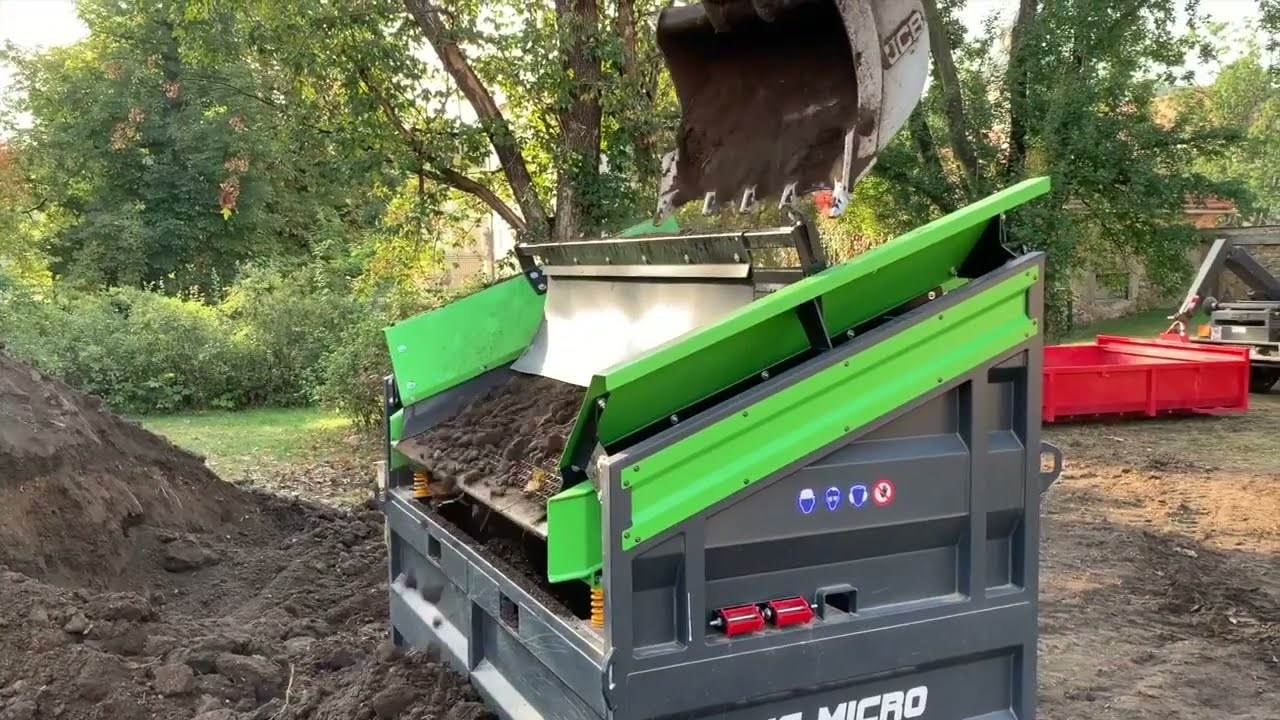 Siebbock, Rüttelsieb, Flachdecksieb, Erdsieb, MS MICRO compilation