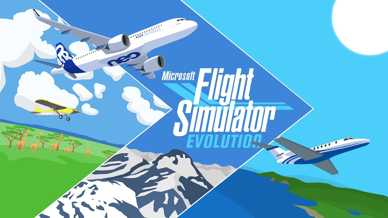 Evolution of Microsoft Flight Simulator (Animation) 