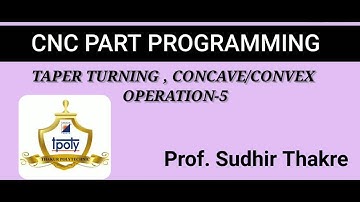 CNC part program for taper turning and convex/concave operation on lathe machine/CNC turning program