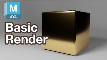 Maya Setup a Basic Render with Backdrop