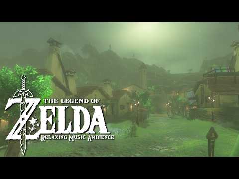 A Day in Hateno Village To Study or Relax - Zelda Ambience | Breath of The Wild