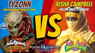 Tyzonn Vs Aisha Campbell | Power Rangers Legacy Wars