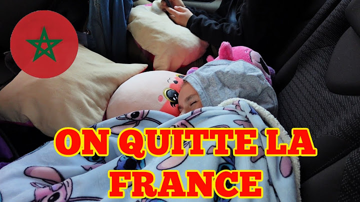 WE LEAVE FRANCE FOR MOROCCO