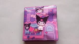 Kuromi candy squishy book❤️/diy squish book🤍