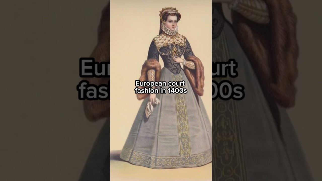 European Court Fashion (1400s) vs Chinese Court Fashion  