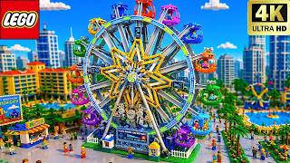 Building a Mega LEGO Ferris Wheel with Power Functions🎡 | LEGO Creative Toys