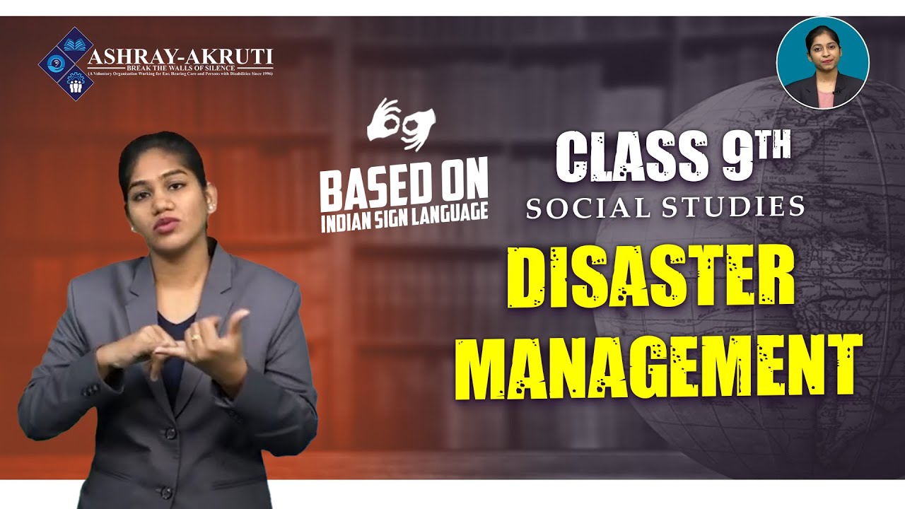 Disaster Sign Language Lessons in sign Language for H.I I 9th Social Studies I Disaster ...