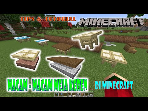 Video: Cara Membuat Meja Di Minecraft