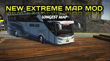 NEW EXTREME MAP  MOD🗾|RELEASED 💥|BUSSID V3.7.1|LONGEST MAP |FULL DETAILED VIDEO