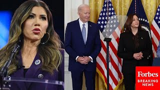 'I'm Just Going To Say It...': Kristi Noem Directly Insults Biden And Harris During CPAC Speech