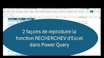 2 façons de reproduire la fonction RECHERCHEV d