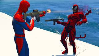 GTA 5 SPIDER-MAN RAGDOLL COMPILATION - SPIDERMAN VS SUPERHEROES FUN SAVING HIS FRIENDS MISSION screenshot 5