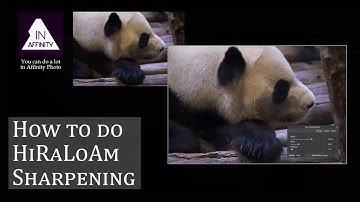 How to do HiRaLoAm Sharpening (using Affinity Photo)