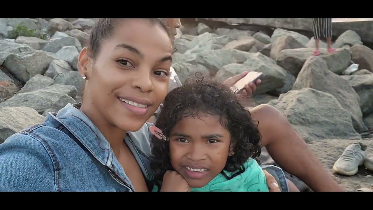 Swimming in the sea at Nickerie zeedijk #swimming #bonding #family #inlaws #love 