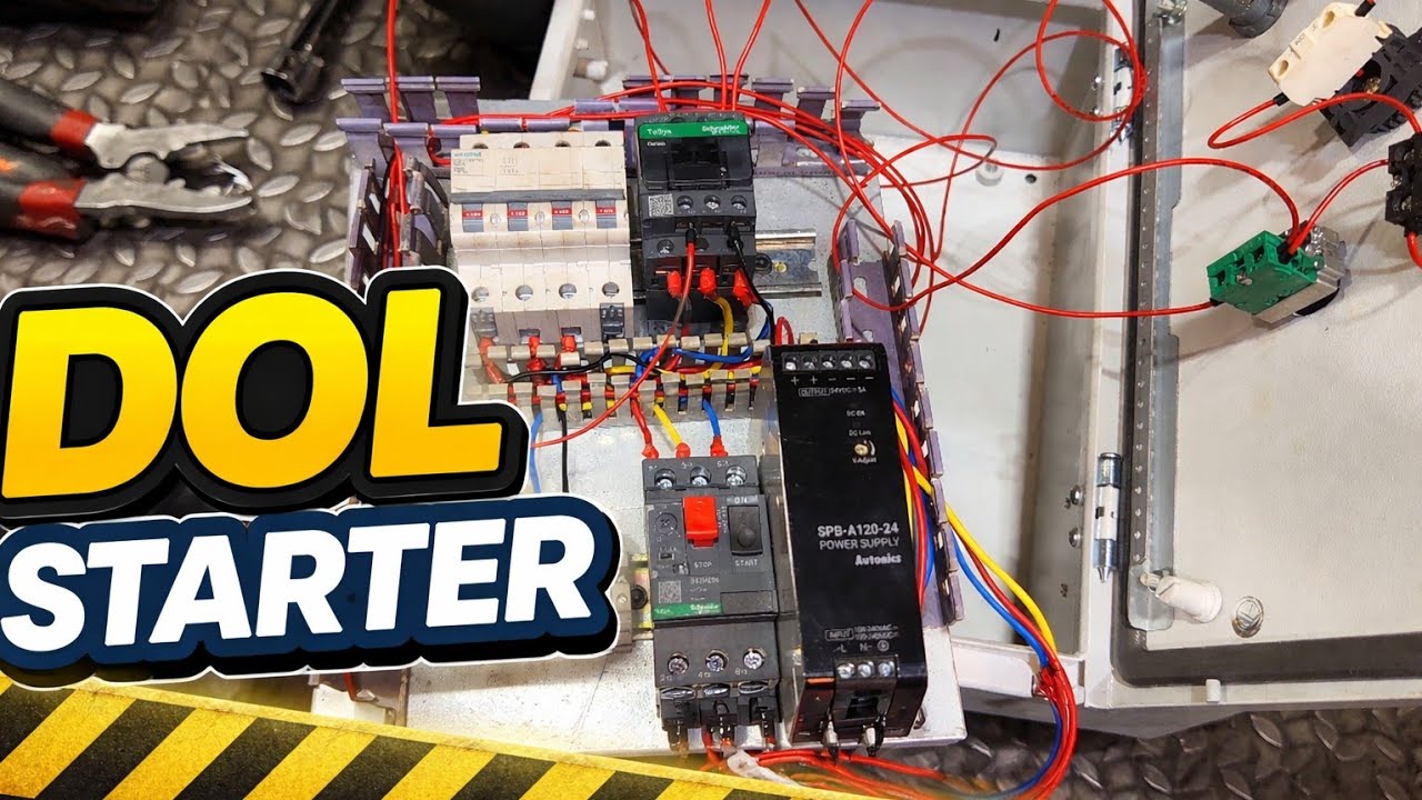 DOL Control Digram | Wiring Sikho | Star Delta Me Motor Kaise Chalega | Ampere Kaise Set Kiya Jata 