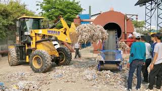 Waste plastic pyrolysis plant
