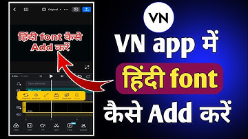 hindi text font style vn app | How to add custom fonts in vn | text editing in vn