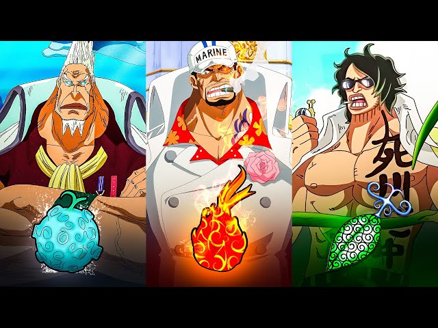 Almirantes da Marinha em One Piece – AnimeToon