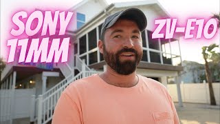 Sony 11mm 1.8 ZV-E10 vlog test