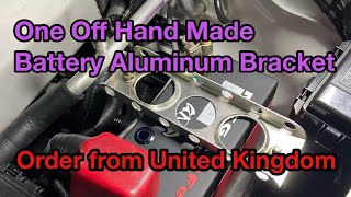 Hand Made One Off Battery Aluminum Bracket for S2000  Order from UK