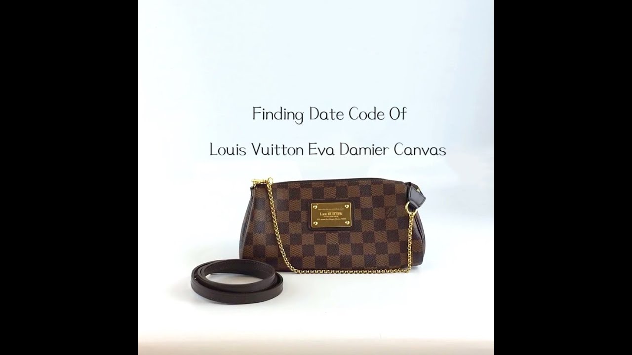 Identify Authentic Louis Vuitton Bags, Eva clutch Damier Ebene
