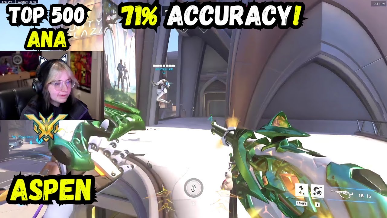 71% ACCURACY! ASPEN TOP 500 ANA GAMEPLAY - OVERWATCH 2 SEASON 13
