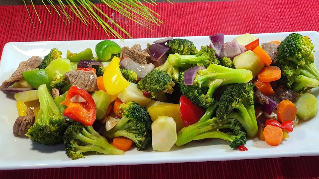 beef with broccoli and carrots recipe YouTube