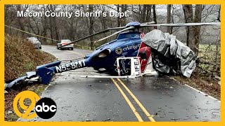 LIFE FORCE 6 crashes in NC while transporting patient; Helicopter Crash