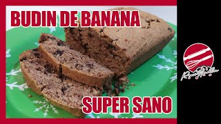 🍌 BUDIN DE BANANA FACIL | SIN HUEVO, SIN LACTEOS | OPCIONAL VEGANO | 🥑 Recetas SALUDABLES 🏃‍♂️